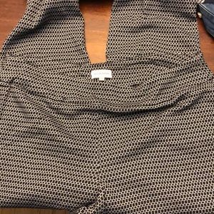 Molly & Isadora black and white stretch trousers